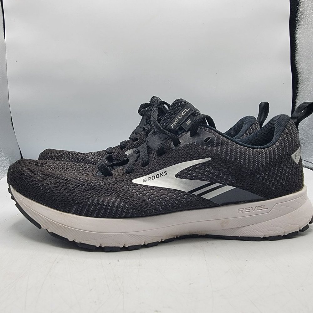Brooks Revel 5 Womens 8.5 Black Shoes Running Walking Black Comfort 1203611B036 - Picture 5 of 13